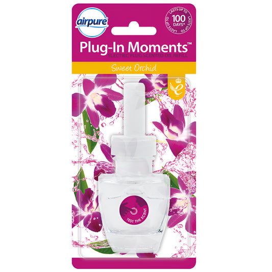 Airpure Electric Plug In Scented Oil Refills Air Freshener Sweet Orchid 20ml