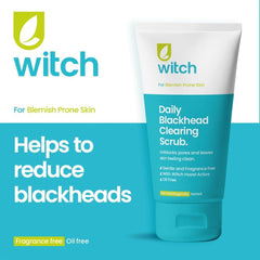 Witch Daily Blackhead Clearing Scrub Blemish Prone Skin Gentle Fragrance 150ml
