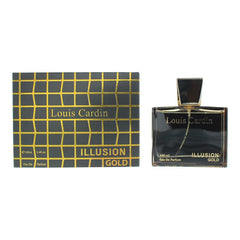 Louis Cardin Illusion Gold Eau de Parfum 100ml Unisex Fragrance Spray
