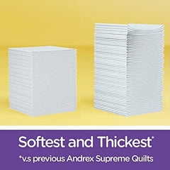 Andrex Toilet Rolls Supreme Quilts Tissue Paper Sheet Soft Cushiony Layer