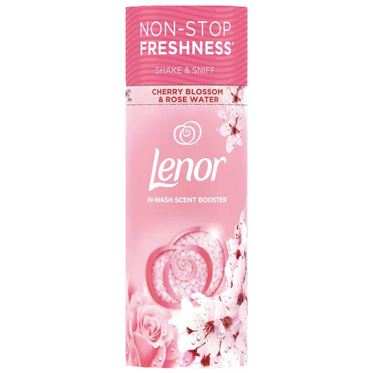 Lenor In Wash Scent Booster Cherry Blossom Rose Water All Fabrics Freshenes Bead