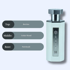 Reef 33 White Perfume 100ml Unisex Fragrance Spray