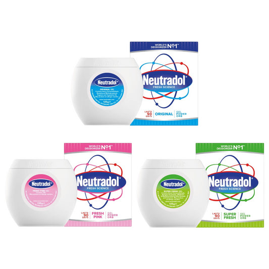 Neutradol Gel Power Odour Destroyer Air Freshener Fresh Science Bundle Set 135G