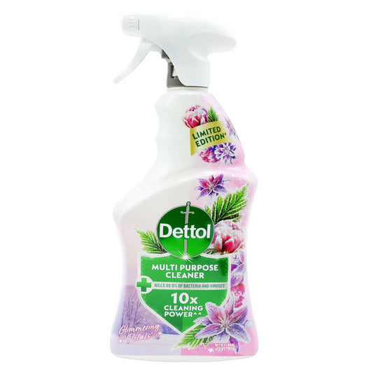 Dettol Multipurpose Cleaner Glimmering Petals Spray Kitchen Grease Remover 750ml