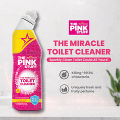 The Pink Stuff Miracle Toilet Cleaner Thick Cleaning Action Gel 750ml Limescale