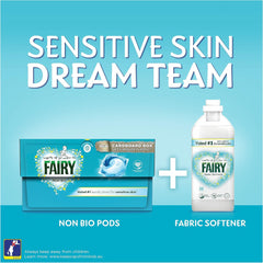 Fairy Laundry Detergent Liquid Washing Pods Capsules Non Bio 33 Washes