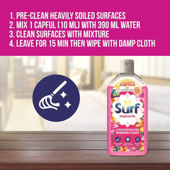 Surf Tropical Lily Fragrance Concentrated Disinfectant With Natural Oils 240ml