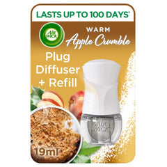 Air Wick Plug In Refills Air Freshner Warm Apple Crumble Scented Oil 19ml X1