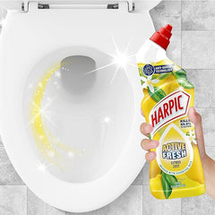 Harpic Active Fresh Toilet Gel Cleaner Lasting Fragrance Citrus 750ml