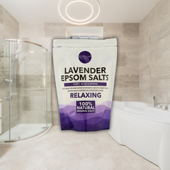 Elysium Spa Epsom Salts Lavender Relaxing For Body Care Muscle Relaxation 450G