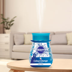 Airpure Led Colour Changing Crystals Home Air Freshener Ocean Fresh Fragrance