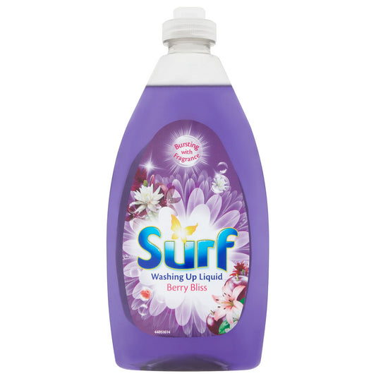 Surf Washing Up Liquid Berry Bliss Fragrance Streak Free Shine Gentle Hand 500ml