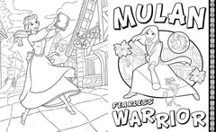 Disney Princess Mega Colouring Book Favourite Characters For Kids Boys Girls