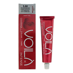 Intercosmo Voila 3C Intense 5.84 Light Brown Toffee Hair Colour for Womens 60ml
