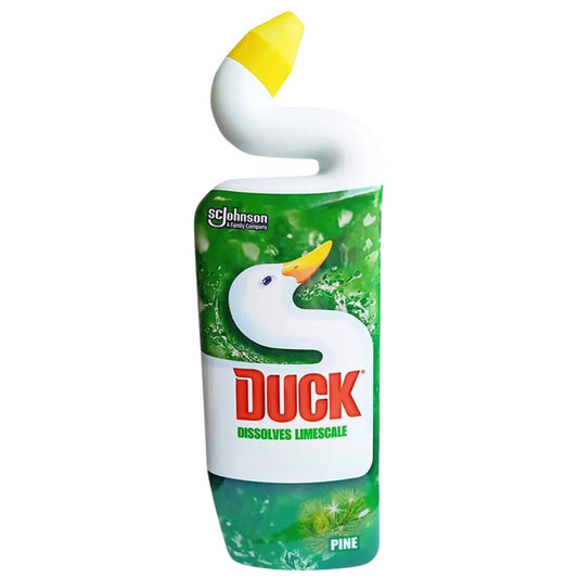 Duck Pine Dissolves Limescale Bleach Gel 750ml Deep Action Toilet Liquid Cleaner