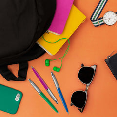 Parker Jotter Ballpoint Pen Medium Blue Ink Stainless Steel Barrel Body