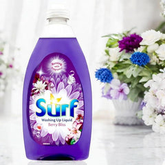 Surf Washing Up Liquid Berry Bliss Fragrance Streak Free Shine Gentle Hand 500ml