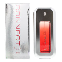 FCUK Connect Her Eau de Toilette 100ml Spray For Womens Fragrance
