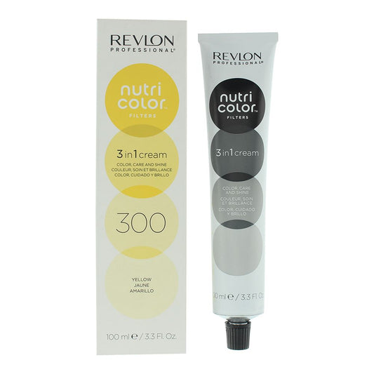 Revlon Nutri Color Filters 300 Yellow 3 In 1 Hair Colour 100ml For Women
