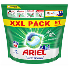 Ariel All In 1 Pods Original For Laundry Clothes Fabric Stain Remover 61W