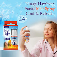 Nuage Face Spray Cooling Mist Hay Fever Defence Refreshes And Cools 15ml