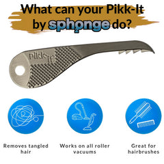 Sph2Onge Pikk It Easy Hair Remover Brushes Vacuum Removing Tangled Hairs Tools