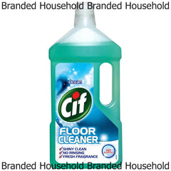 Cif Floor Cleaner Ocean 950ml Fresh Fragrance No Rinsing Leave Brillian Shine