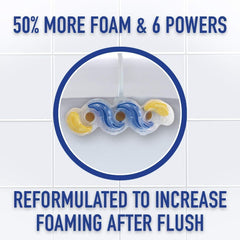 Harpic Toilet Rim Block Active Fresh Berry Burst Anti-Limescale Cleaning Foam