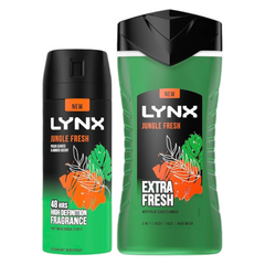 Lynx Jungle Fresh The Sidekick Body Wash & Spray Duo Gift Set For Him