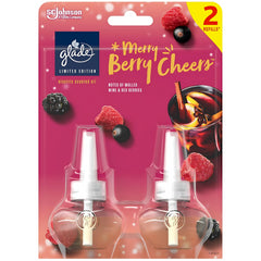 Glade Plug-In Scented Oil Refills Merry Berry Cheers Long Lasting Fragrance Oils