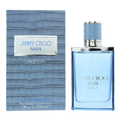 Jimmy Choo Man Aqua Eau de Toilette 50ml Mens Fragrance Spray