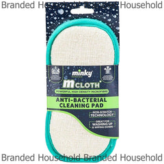 Minky Anti-Bacterial Cleaning Pad Microfibre Dish Kitchen Surface Cleaner