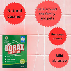 Dri Pak Borrax Substitute Multipurpose Stain Remover Cleaner Water Softener 500G
