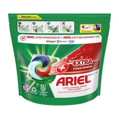 Ariel All In 1 Pods Laundry Detergent Washing Tablets Extra Clean Power 75 Wash