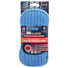 Minky Anti Bacterial Car Interior Pad Dual Side Cleans Dirt Dust Non Scratch