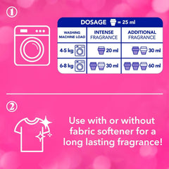 Asevi Laundry Scent Booster Liquid Pink Freshener Fragrance 36 Washes 720ml