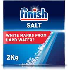 Finish Dishwasher Salt Reduce White Marks Protects Limescale Residues 2Kg