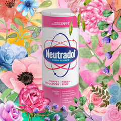 Neutradol Carpet Deodorizer Bad Smell Freshener Fresh Pink 350G