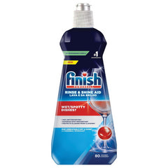 Finish Dishwasher Rinse & Shine Aid Liquid Glass Spot Cleaner Original 400ml