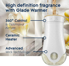 Glade Electric Plugin Scented Oil Refill Freshener Romantic Vanilla Blossom 20ml