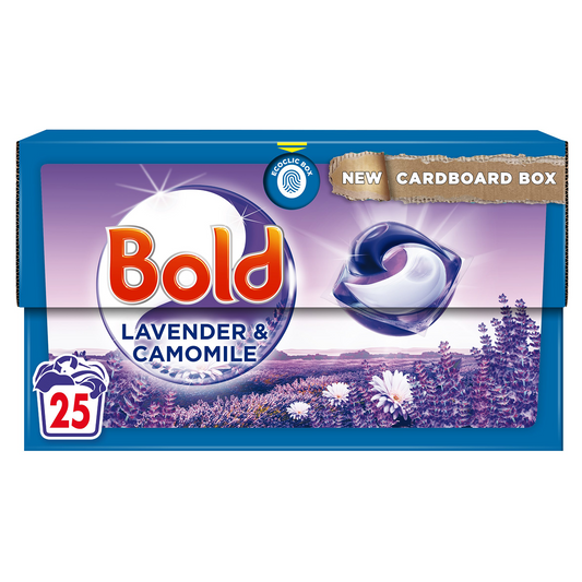 Bold All In 1 Pods Washing Detergent Tablets Lavender & Camomile 25 Washes