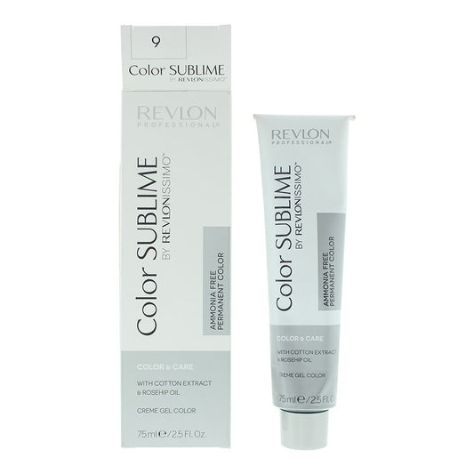 Revlon Color Sublime 9 Very Light Blonde Hair Colour 75ml For Women