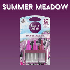 Perfect Scents 3Volution Plug in Refills Summer Meadow Home Air Fresheners 20ml