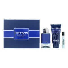 Montblanc Explorer Ultra Blue 3 Piece Gift Set