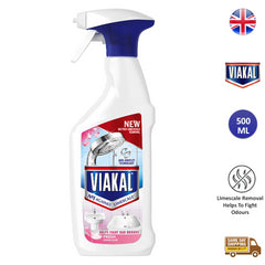 Viakal Fresh Limescale Dirt Cleaner Stain Remover Spray Sink Shower 500ml