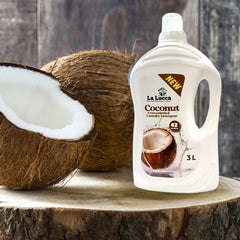 La Lucca Concentrated Laundry Detergent Liquid Coconut Scent 42 Washes 3L