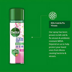Dettol All In One Disinfectant Spray Orchard Blossom Surface Odour Remover 300ml