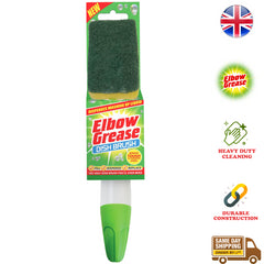 Elbow Grease Washing Up Dish Brush Sponge Liquid Soap Dispenser Grime Remover