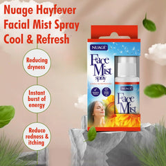 Nuage Face Spray Cooling Mist Hay Fever Defence Refreshes And Cools 15ml