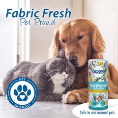 Airpure Pet Proud Carpet Freshener Odour Eliminator Wild Country Flower 350G